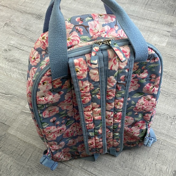 Cath Kidston Waxed Cotton Floral Laptop Backpack - Picture 4 of 13
